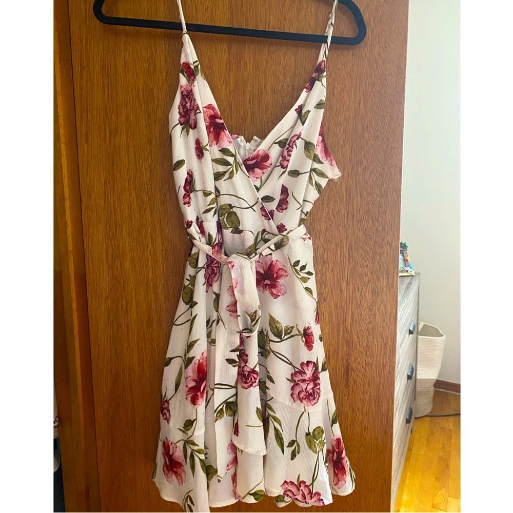 Floral Spaghetti Strap Dress